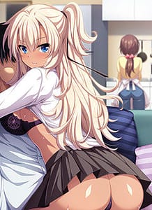 Cover Kuro Gyaru Musume to no Inyoku Soukan -Honrou Sareru Chichioya no Seiyoku | Download now!