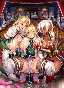 Cover Kyonyuu Elf Oyako Saimin Hai Ningen-sama no Ochipo o Oyako de Shabusarete Itadakimasu | Download now!